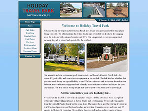 Holiday Travel Park Website Thumbnail